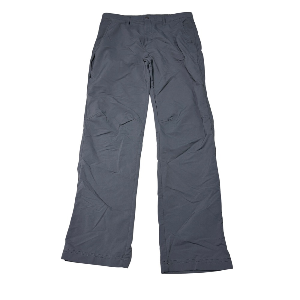 Alpine Design Mens Gray Hiking Pants Straight Leg 34x32 Outdoor Trousers